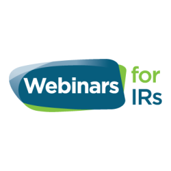 Webinars for IRs: Innovating through IR